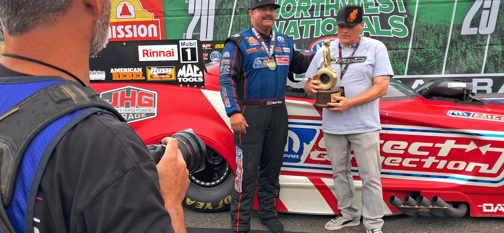 The JOEY team trackside at the NHRA Northwest Nationals
